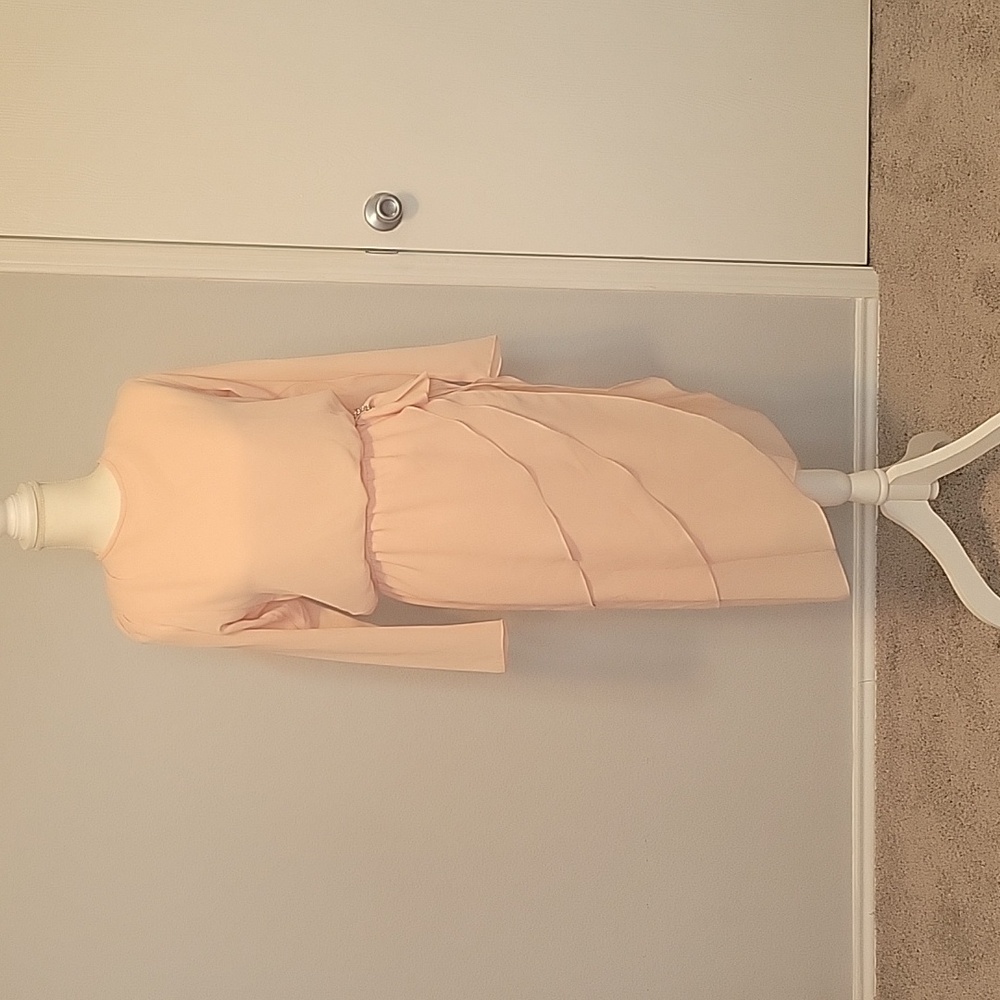 Elegant Cream Vintage Midi Dress